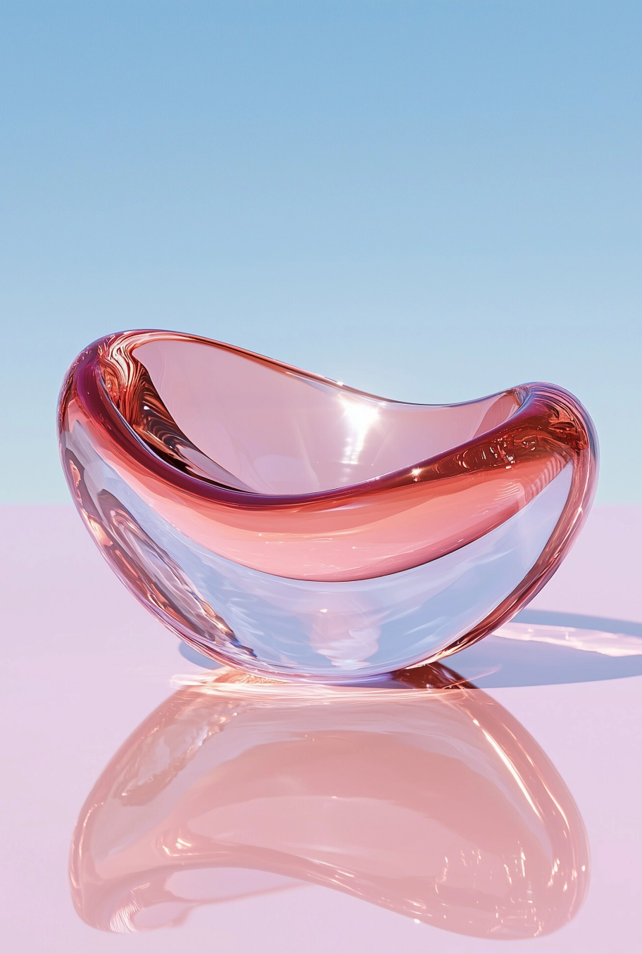 Abstract Glass Sculpture